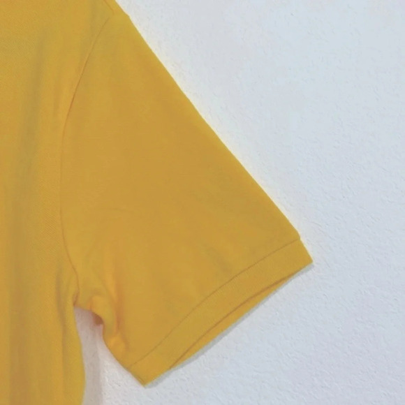 The Iconic Mesh Polo Ralph Lauren NWT Shirt Yellow Size XL 18/20 - Picture 7 of 8